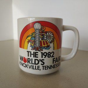 1982 World's Fair Knoxville Tennessee Coffee Mug Cup Souvenir Vintage VTG
